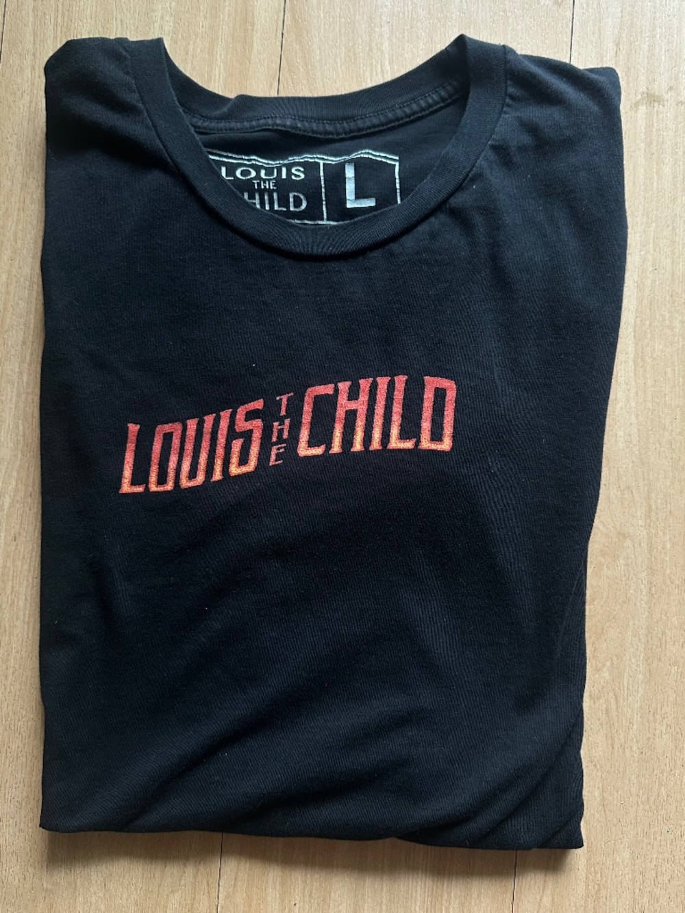 Louis The Child Red Rocks 2018 Tshirt Black Band Merch Cotton Size Large
